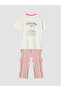 Vizyon New Season Crew Neck Printed Women's Pajama Set - 5