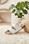 White Double Buckle Comfortable Velcro Daily Women's Sandals - 4