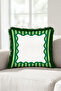 Striped Geometric Framed Fringed Pillowcase-Stripe Design Bohemian Black Tassel Throw Pillow Cover - 7