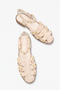 Lisbon Women's Genuine Leather Sandals - Beige Suede - 3
