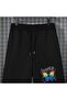 Unisex Oversize Relaxed Fit High Waist Special Design Printed Summer Shorts