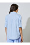 Blue Short Sleeve Regular Fit Shirt - 5