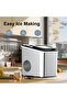 Countertop Bullet Ice Maker Machine | 1.8L Tank, 6-8 Min Fast Ice, Stainless Steel - 7