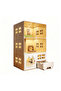 3 Tier Cat Cages Transparent Cat Enclosures with Enclosed Litter Box Easy to Assemble for 1-3 Cats - 8