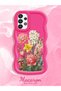 Samsung Galaxy A33 5g Compatible Case Camera Protector Red Silicone Couple Phone Case Floral Pattern - 2
