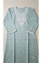 Blush Bloom Embroidered Jalabiya – Elegant Floral Modest Dress - 3