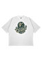 Unisex Oversize a Bathing Ape Flower Printed Boxy Fit Thick Fabric (240Gsm) T-Shirt