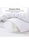 Room Essential 4.5 Tog Warm Full Duvet 160x200cm-White - 8