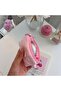 Pink Plush Mini Card Holder & Bag Charm |   Card Holder, Coin Purse, Earphone and Keychain Organizer - 2