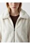 Shirt Collar Women's Plush Coat (W6) - 3