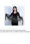 Imported Belly Dance Wrap Belt Skirt Black With Gold Coins Suitable For 8+ Years One Size for Performance Costume(Black) - 7