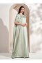 Women'S Embellished Round Neck Batwing Sleeve Maxi Dress