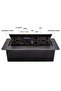 Desktop Power Hub Pop-Up Cable Management Box, Black, with HDMI, VGA, USB, Type-C, RJ45, RJ11, 3.5 Audio, Universal Power - 2