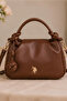 USPA BOSTON BAG US6552,L.BROWN