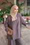 Plum Tunic Modal Set with Pants - 3
