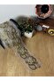 Gold&Silver Stone Embroidered Beaded Applique Lace Ribbon(1Mt)