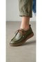Genuine Leather Rubber Sole Lace-Up Casual Women's Shoes