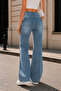 Women's High Waist Slimming Lycra Bootcut Spanish Leg Jeans E7030 - 7
