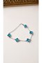 Crystal Stone 316L Steel Flower Bracelet
