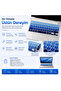 MacBook Pro 16.2 Inch M1 M2 M3 M4 M5 A2485 A2991 Compatible Turkish Q Keyboard Protector Blue Ombre Silicone - 7