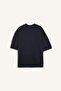 Loose Fit Printed Short Sleeve Navy Blue T-Shirt H4834Ax26Au - 2