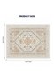 Machine Washable Persian Oriental Rug 2 Colors Non Slip Rubber Back Pet Friendly Thin Carpet For Majlis Living Bedroom - 2