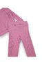 100% Cotton 0-3-6-9-12 Months Baby Girl Ruffle Detailed Thin Seasonal 2-Piece Top and Bottom Baby Set - 5