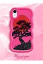 iPhone Xr Compatible Case Camera Protector Red Silicone Couple Phone Case Tree Pattern - 2