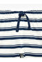 Cotton Tie Waist Striped Shorts - 5