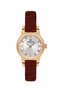 Rose Cord Clasp Claret Red Color 25 mm Women's Wristwatch Same as in the Image - 6