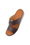 ( N-101 ) Handmade Arabic Men's Slippers | Outdoor Arabic Sandals For Men | Full Leather - 3