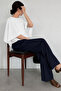 Women's Cape Detailed Trendy Blouse - 6