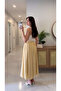 Visol Yellow Lined Skirt - 3