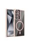 Galaxy S24 Ultra Case with Camera Stand, Magsafe Supported, Transparent Back, Silicone Senk - 6