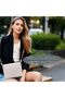 3 Pack Women's PU Leather Handbags - White Top Handle Satchel, Shoulder - 2