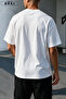 Trust Issue Printed Oversize T-Shirt & Black Pants Tracksuit Set - 4