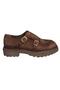 Jf-345 Men's Genuine Leather Thick Sole Double Buckle Premium Casual Shoes - 3