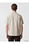 Vizyon New Season Gray Regular Fit Resort Collar Men's Shirt - 4