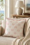 Crab Red Ribbed Throw Pillow Cover - 3