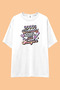 2000S Y2K Vibes Loose Fit T-Shirt |   Unisex 100% Cotton Black & White Retro Nostalgia Printed Special Design Tee