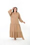 Xlmodam Women's Lycra Viscose Plus Size Dress - 5