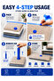 Vacuum Storage Bags with Hand Pump – Reusable Space Saving Compression Bag Set - 5