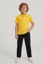 Children's Unisex Cotton Polo Collar Short Sleeve School Uniform T-Shirt (Back to School)