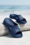 Navy Blue Daily Balcony Garden Pool Beach Slippers Men's Slippers - 3