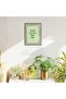 Signtouch How Lucky Are We Quote Green Apartment Wall Art Outer Frame 40x60 cm - 4
