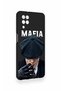 Samsung A12 Compatible Mafia Patterned Silicone Case - 4