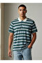 STRIPE KNITTED POLO