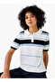 STRIPE COLLAR KNIT TOP - 2