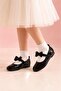 Daily Girls' Ballerinas with Orthopedic Insole and Bow Detail - 5