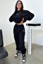 Unisex Women's and Men's Thatsofect Printed Oversize 3 Thread Hooded Tracksuit Set - 2